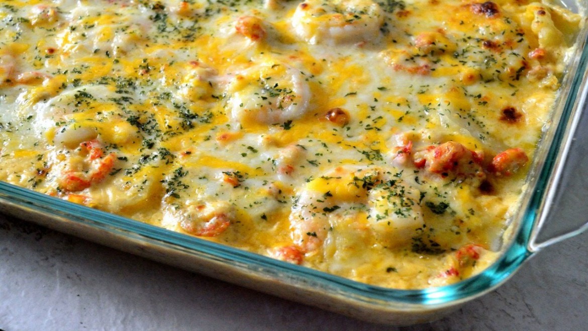 Baked Cheese Seafood