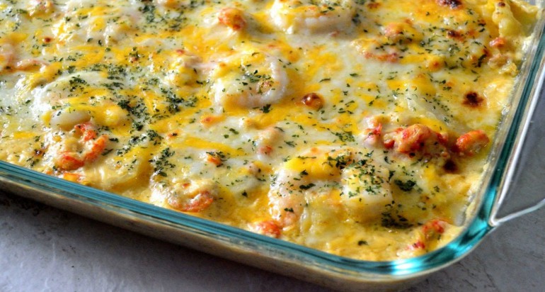 Baked Cheese Seafood